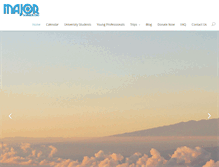 Tablet Screenshot of gomajor.org